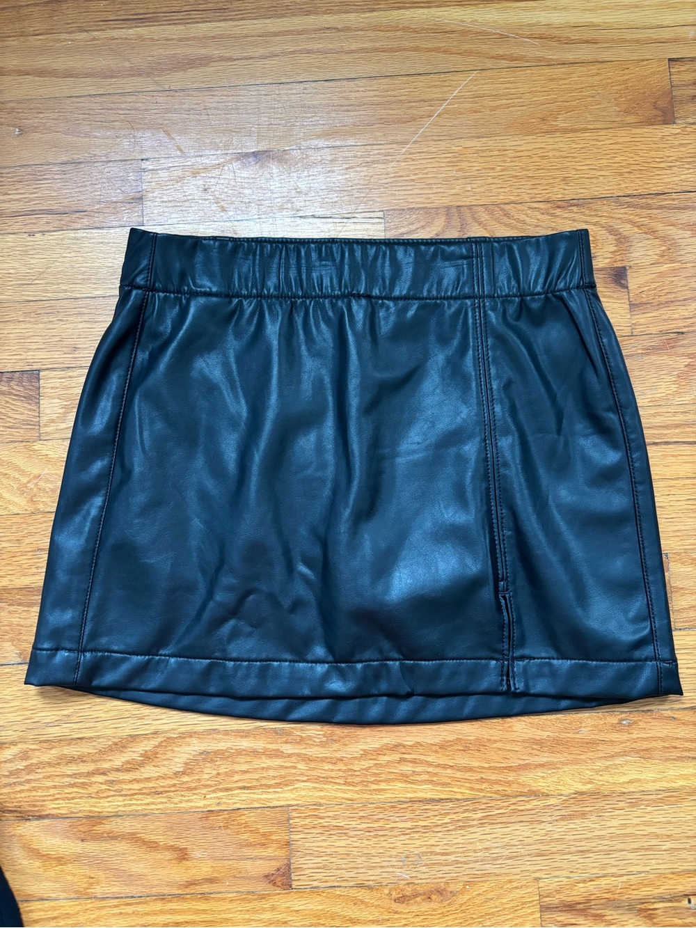 AE Black Faux Leather Mini Skirt - Women